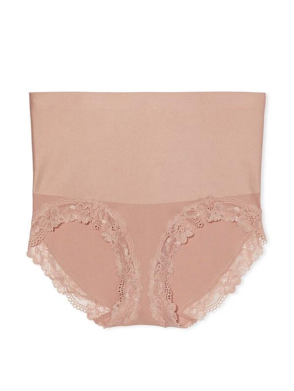 Victoria's Secret Smoothing Shimmer Lace-Trim Brief Panty - Image 3