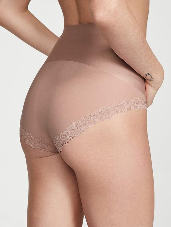 Victoria's Secret Smoothing Shimmer Lace-Trim Brief Panty - Image 2