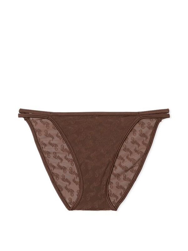 Victoria's Secret Logo Mesh Strappy Cheeky Panty - Image 3