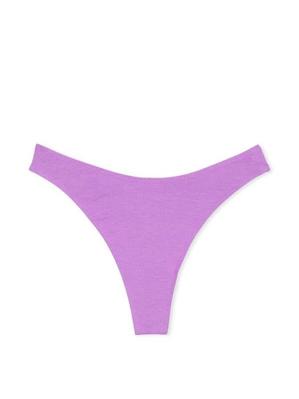 Victoria's Secret  Stretch Cotton High-Leg Scoop Thong Panty - Image 3