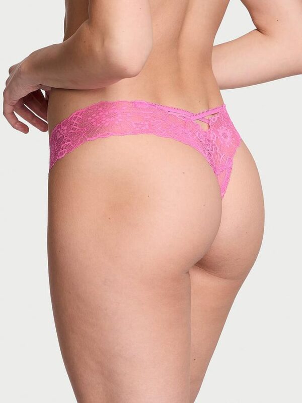 Victoria's Secret Lace Thong Panty - Image 2