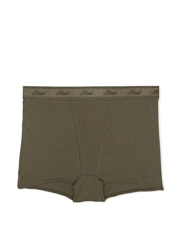 Victoria's Secret Logo Cotton High-Waist Boyshort Panty - Image 3