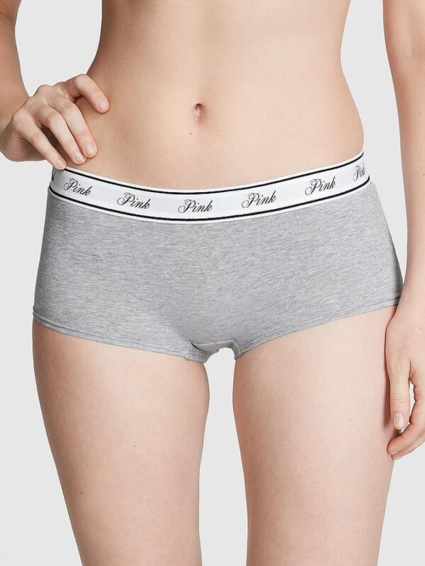 Victoria's Secret Logo Cotton Boyshort Panty