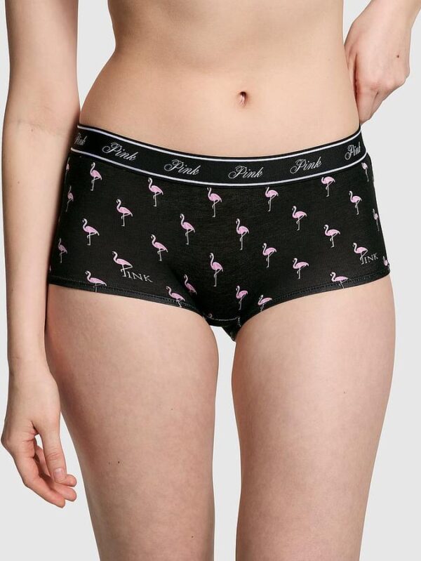 Victoria's Secret Logo Cotton Boyshort Panty