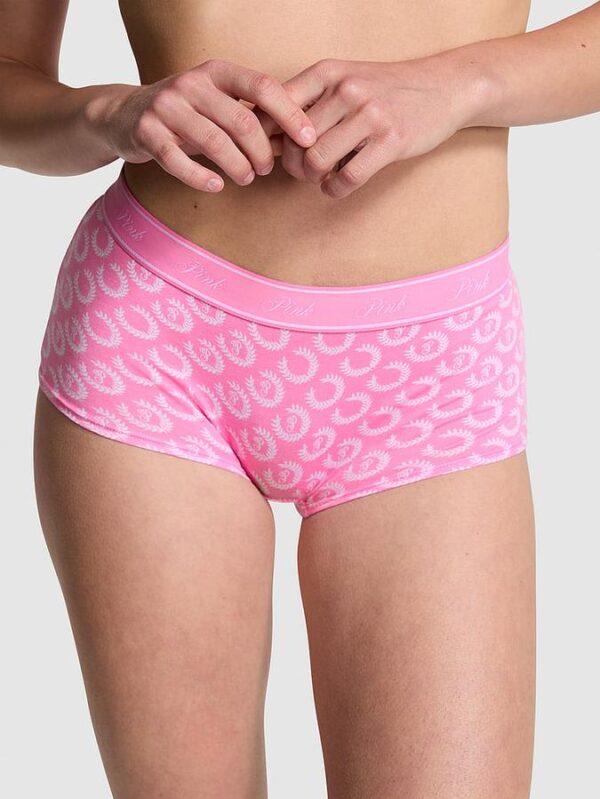 Victoria's Secret Logo Cotton Boyshort Panty