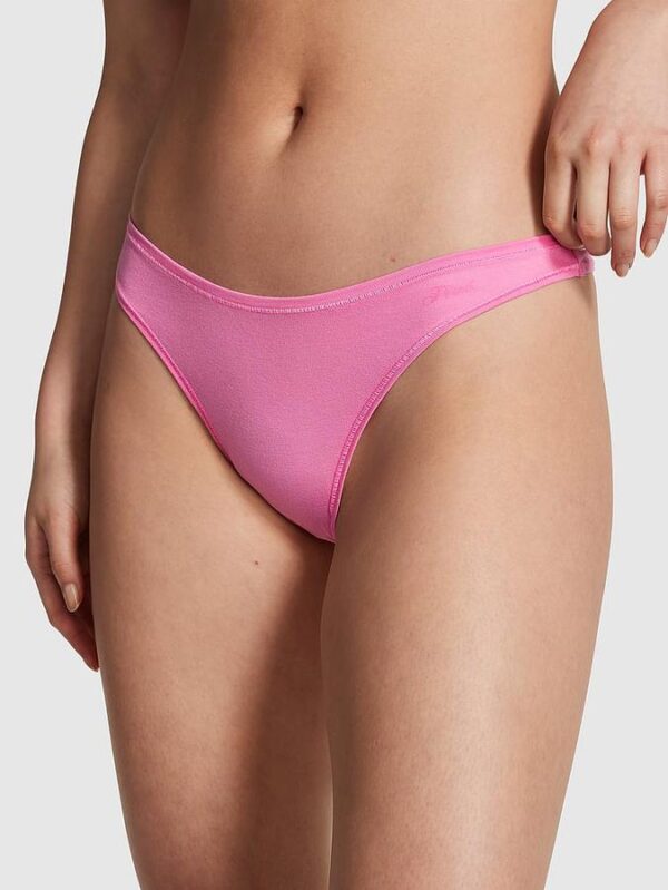 Victoria's Secret Cotton High-Leg Thong Panty