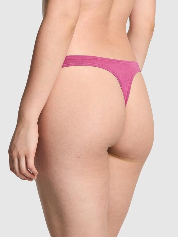 Victoria's Secret Cotton High-Leg Thong Panty - Image 2
