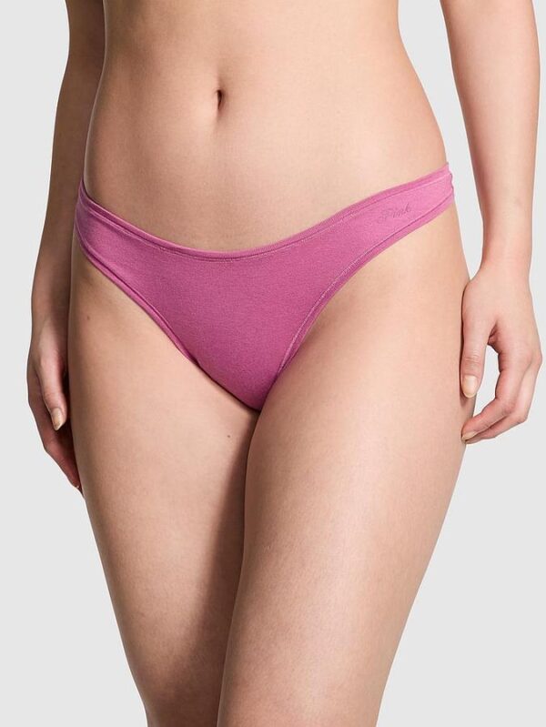 Victoria's Secret Cotton High-Leg Thong Panty