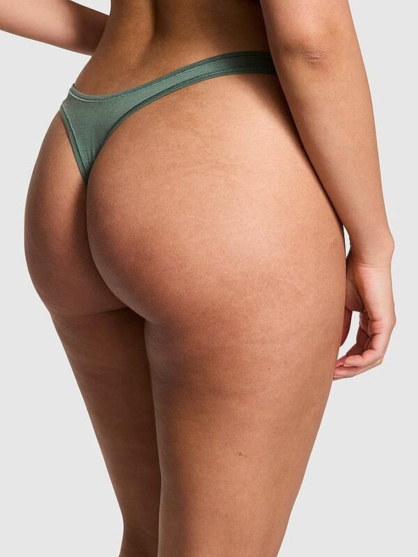 Victoria's Secret Cotton High-Leg Thong Panty - Image 2