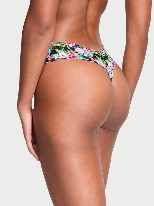 Victoria's Secret Lace Thong Panty - Image 2