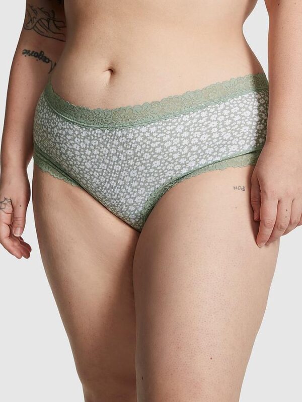 Victoria's Secret Wink Lace-Trim Cheeky Panty
