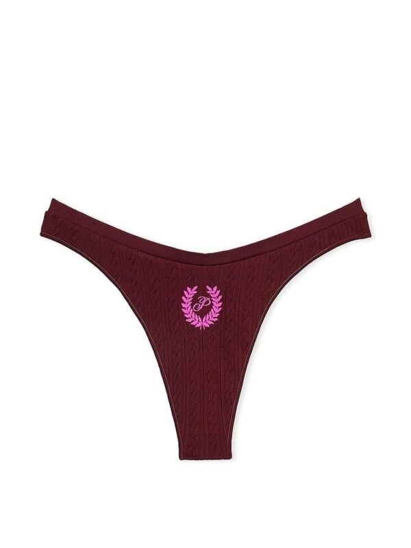 Victoria's Secret Seamless High-Leg Thong Panty - Image 3