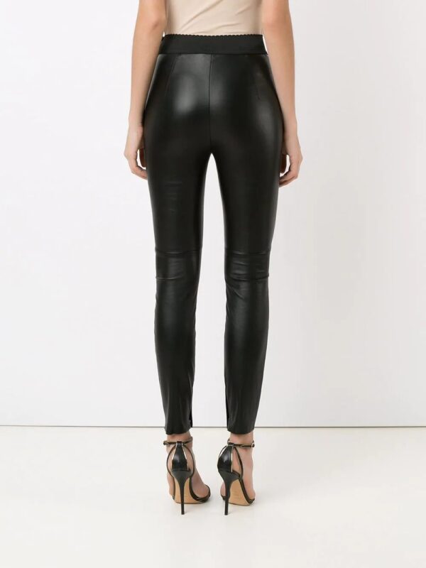 Dolce & Gabbana  leather leggings - Image 4