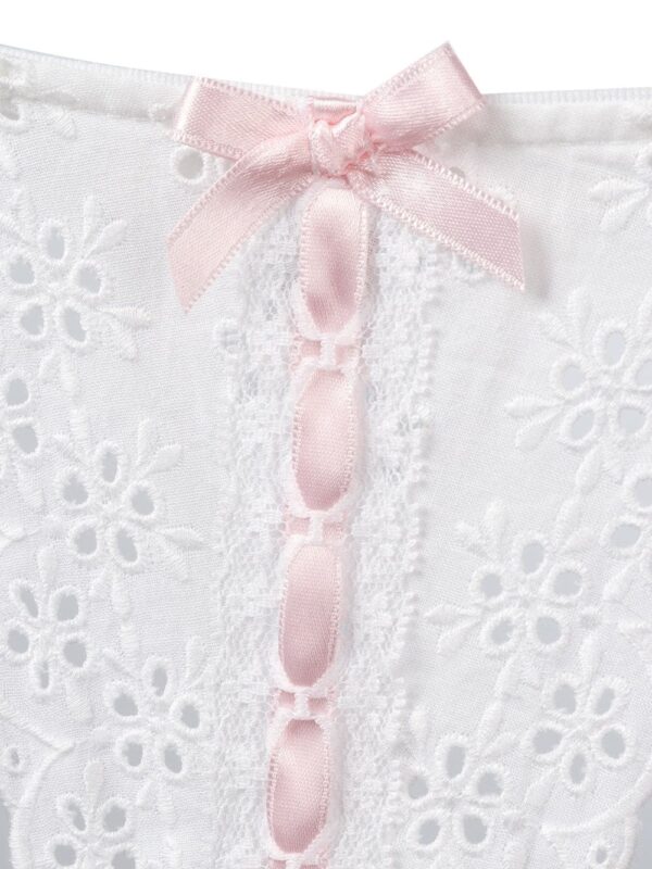 Folies By Renaud  Antoinette floral embroidered thong - Image 4
