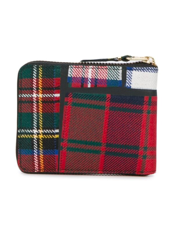 Comme Des Garçons Wallet  Large Red Tartan Wallet - Image 2