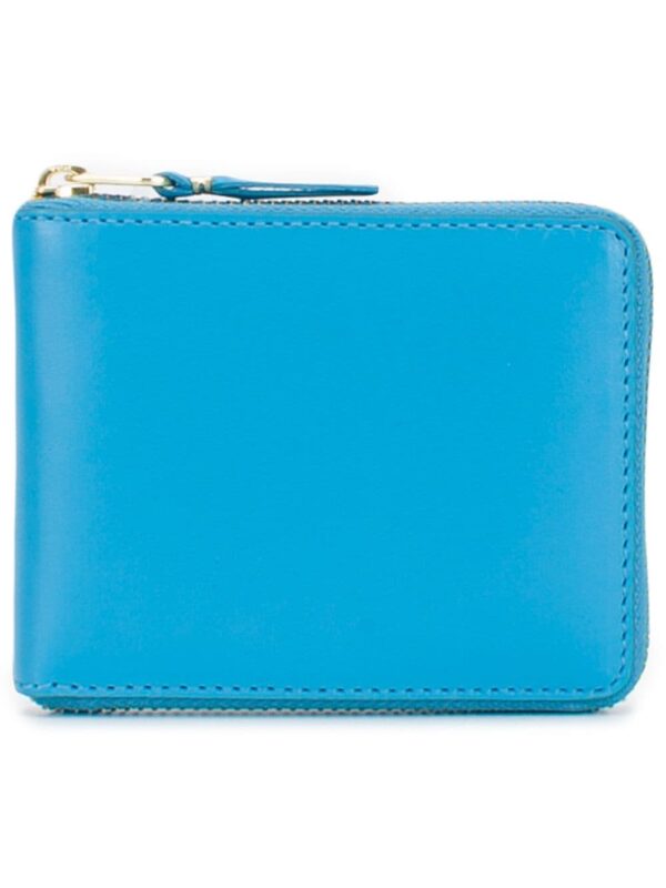 Comme Des Garçons Wallet  Blue Leather Wallet