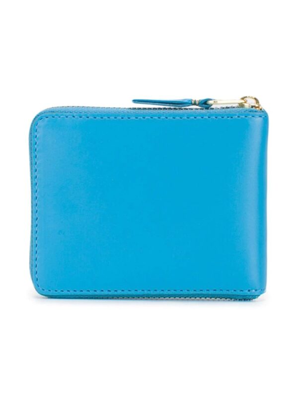 Comme Des Garçons Wallet  Blue Leather Wallet - Image 2
