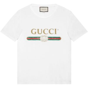 Gucci  logo print cotton T-shirt