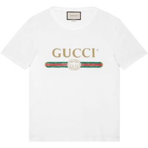 Gucci  logo print cotton T-shirt