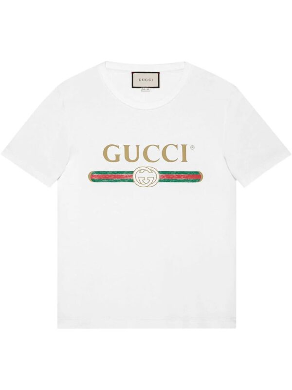 Gucci  logo print cotton T-shirt