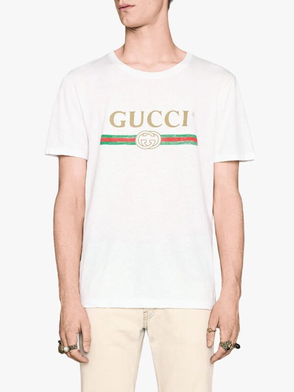 Gucci  logo print cotton T-shirt - Image 3