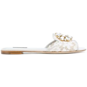 Dolce & Gabbana  Bianca flat sandals
