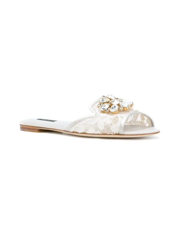 Dolce & Gabbana  Bianca flat sandals - Image 2