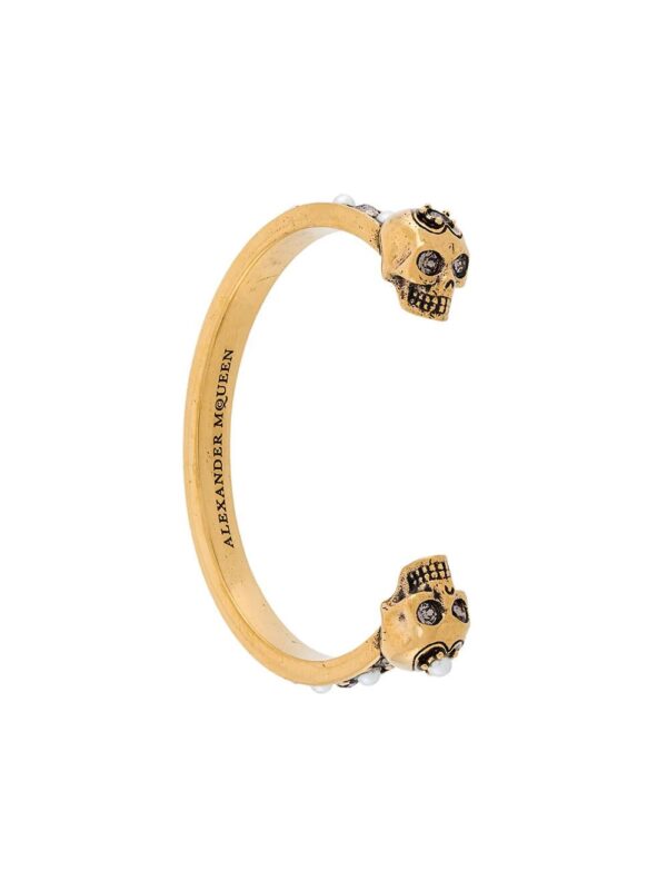 Alexander McQueen  skull cuff bracelet
