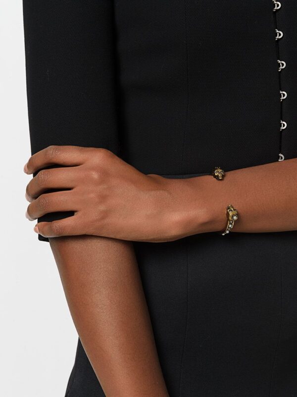 Alexander McQueen  skull cuff bracelet - Image 2