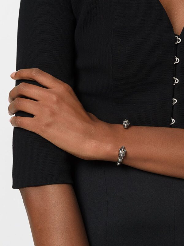 Alexander McQueen  skull cuff bracelet - Image 2