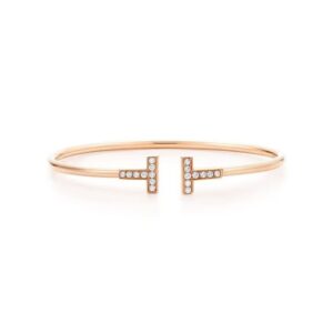 Tiffany T Diamond Wire Bracelet