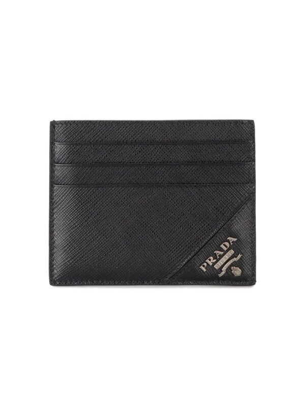 Prada  logo plaque cardholder