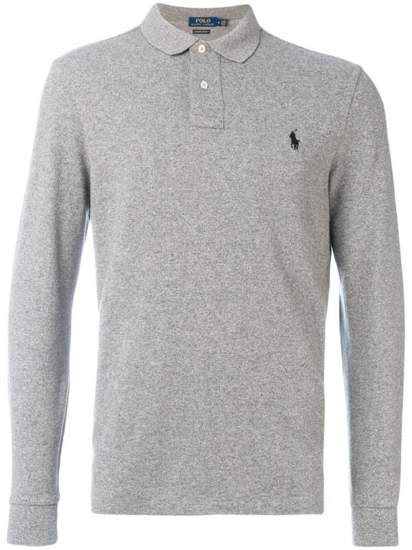 Polo Ralph Lauren  logo embroidered long-sleeve polo shirt