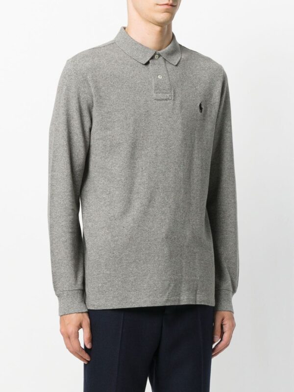 Polo Ralph Lauren  logo embroidered long-sleeve polo shirt - Image 3