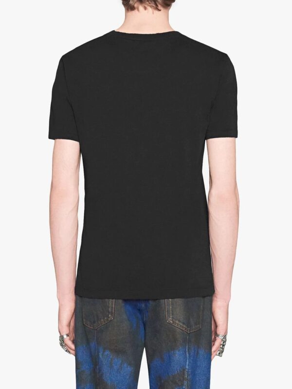 Gucci  logo print faded-effect T-shirt - Image 4