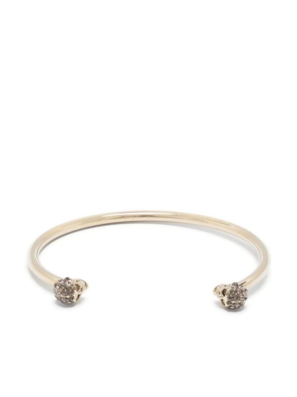 Alexander McQueen  twin skull bracelet - Image 2