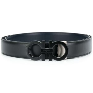 Louis Vuitton double Gancio buckle belt