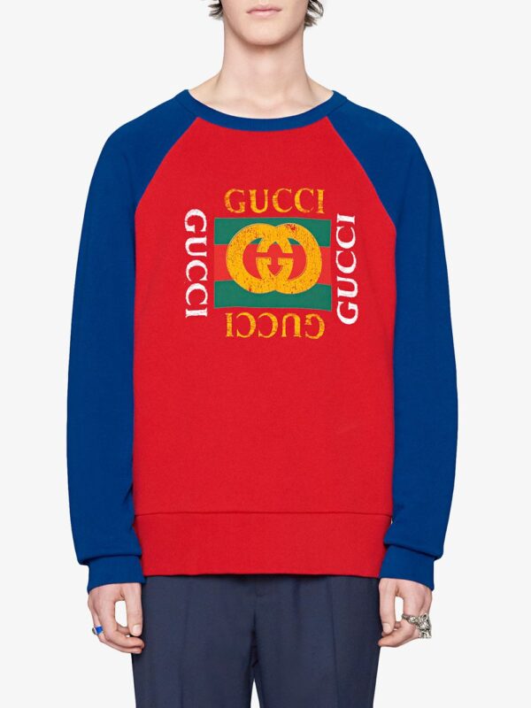 Gucci  Cotton jersey sweatshirt with Gucci logo - Image 3