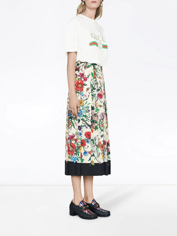 Gucci  ripped detail logo-print T-shirt - Image 2