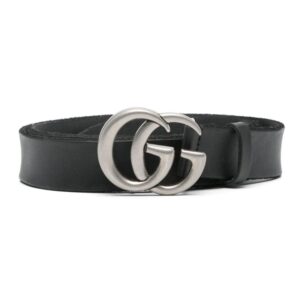 Gucci  Double-G-buckle leather belt
