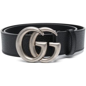 Gucci  GG-buckle leather belt