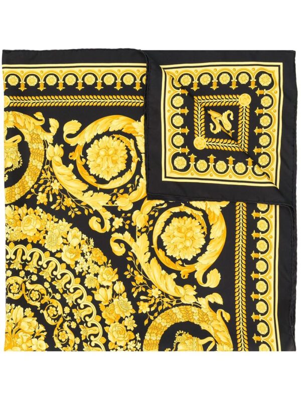 Versace  Baroque print scarf