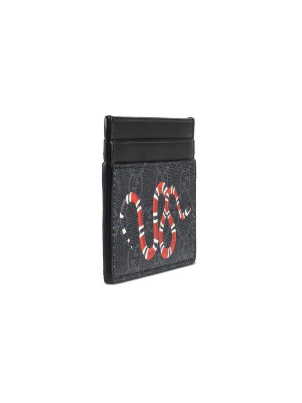Gucci  Kingsnake print GG Supreme card case - Image 3