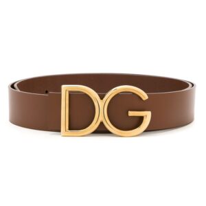 Dolce & gabbana  DG logo plaque belt