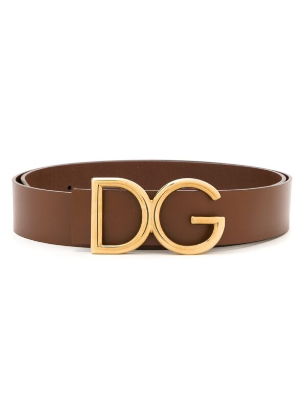 Dolce & gabbana  DG logo plaque belt