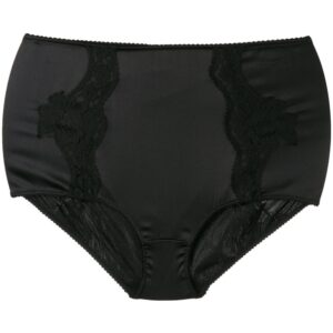 Dolce & Gabbana  high-waisted lace-detail satin briefs