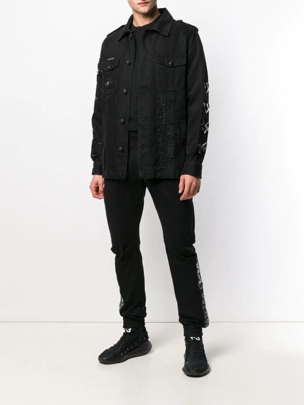 Philipp Plein  logo band track pants - Image 2