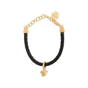 Versace  braided Medusa charm bracelet
