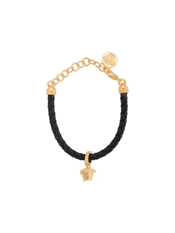 Versace  braided Medusa charm bracelet
