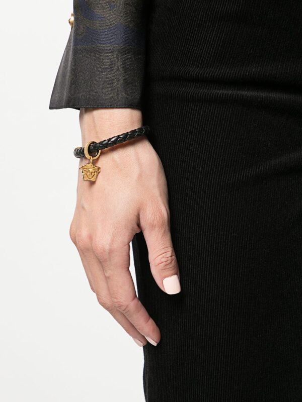 Versace  braided Medusa charm bracelet - Image 2